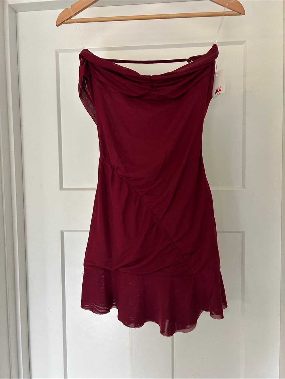 Peppermayo Off-shoulder Mulberry Dress